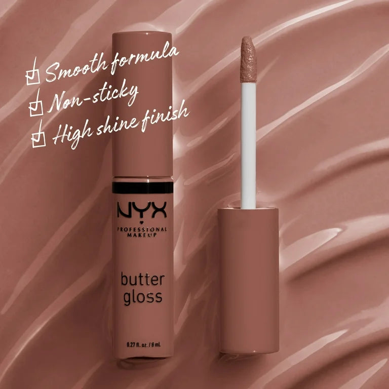 Nyx Cosmetics Butter Gloss Non-Sticky Lip Gloss Cream Butter Scotch