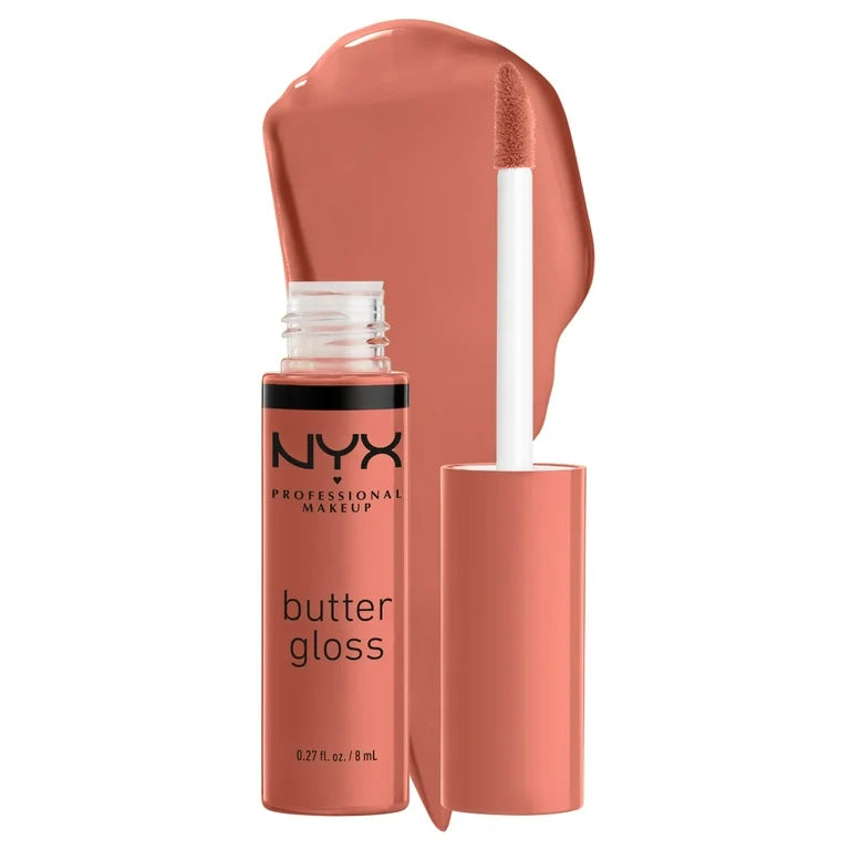 Nyx Cosmetics Butter Gloss Non-Sticky Lip Gloss Cream Bit of Honey
