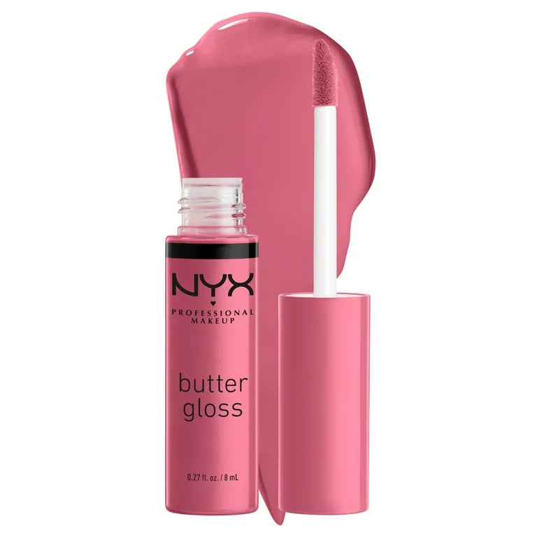 Nyx Cosmetics Butter Gloss Non-Sticky Lip Gloss Cream Angel Food Cake