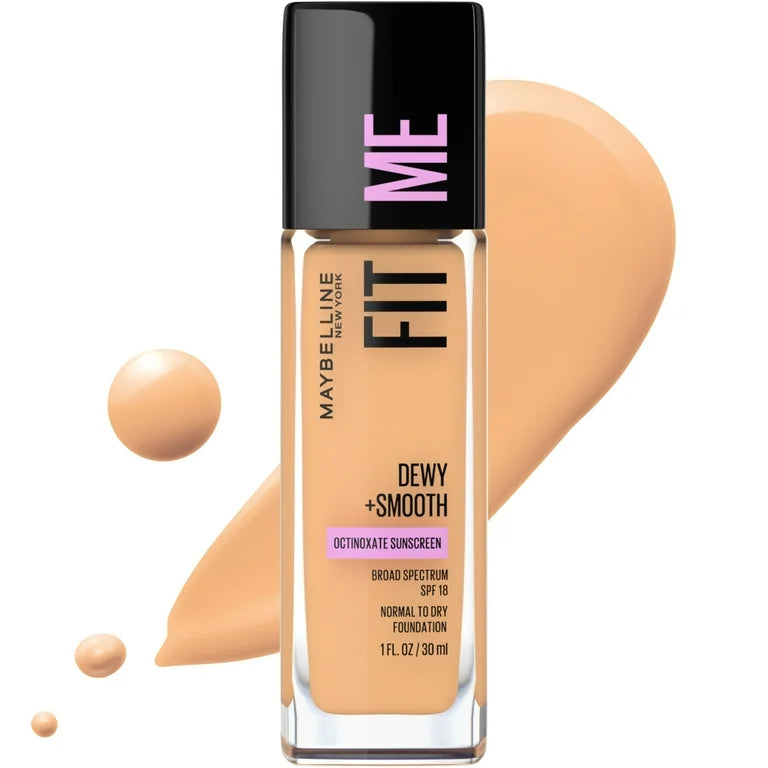 Maybelline New York Fit Me Dewy + Smooth Liquid Foundation