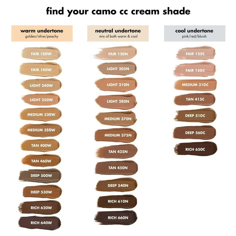 Elf Cosmetics Camo CC Cream Fair 150 C With Cool Peach Undertone