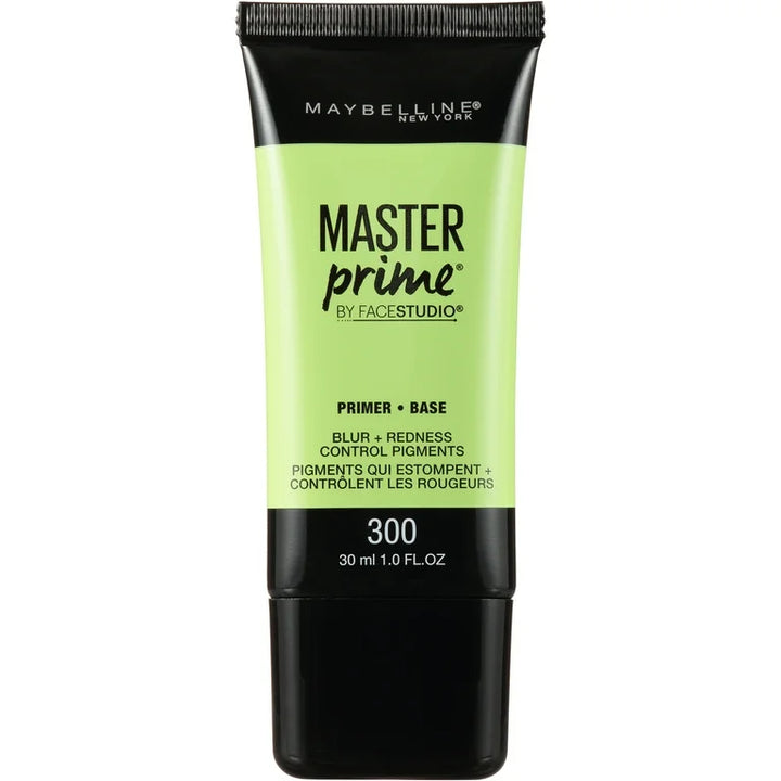 Maybelline Facestudio Master Prime Primer Makeup, Blur and Redness Control Pigments -300