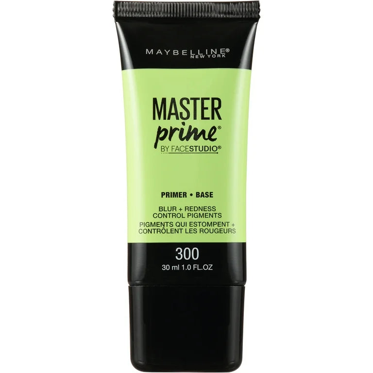 Maybelline Facestudio Master Prime Primer Makeup, Blur and Redness Control Pigments -300