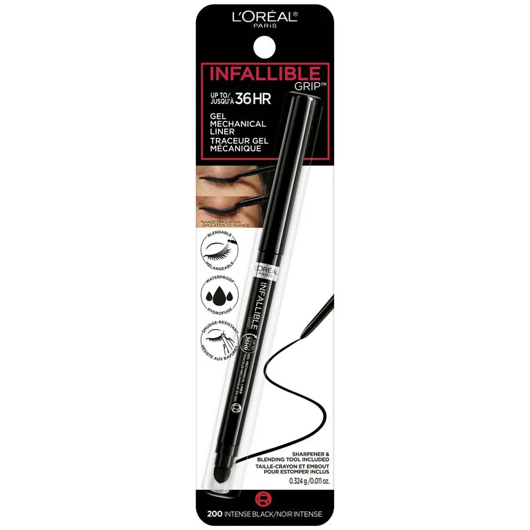 Loreal Paris Infallible Grip Mechanical Gel Eyeliner-200 Intense Black