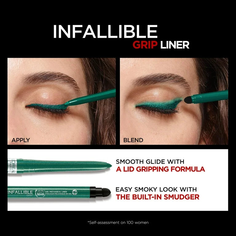 Loreal Paris Infallible Grip Mechanical Gel Eyeliner-250 Emerald Green