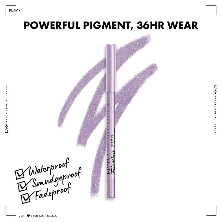 Nyx Cosmetics Epic Wear Liner Stick Water Proof Eyeliner Pencil Periwinkle Pop