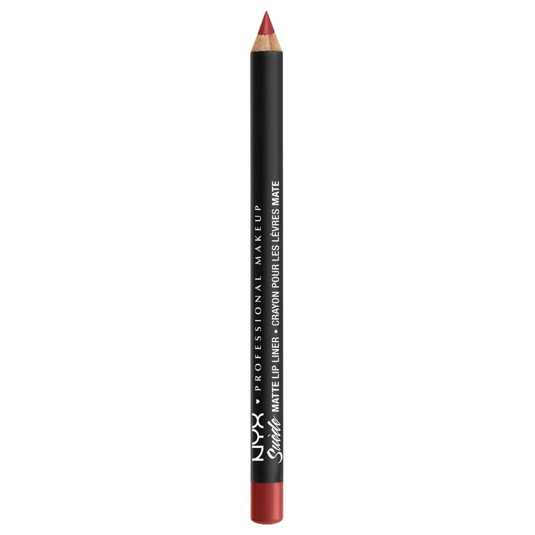 Nyx Cosmetics Suede Matte Lip Liner Velvet Soft Vegan Lip Pencil Kitten Heels