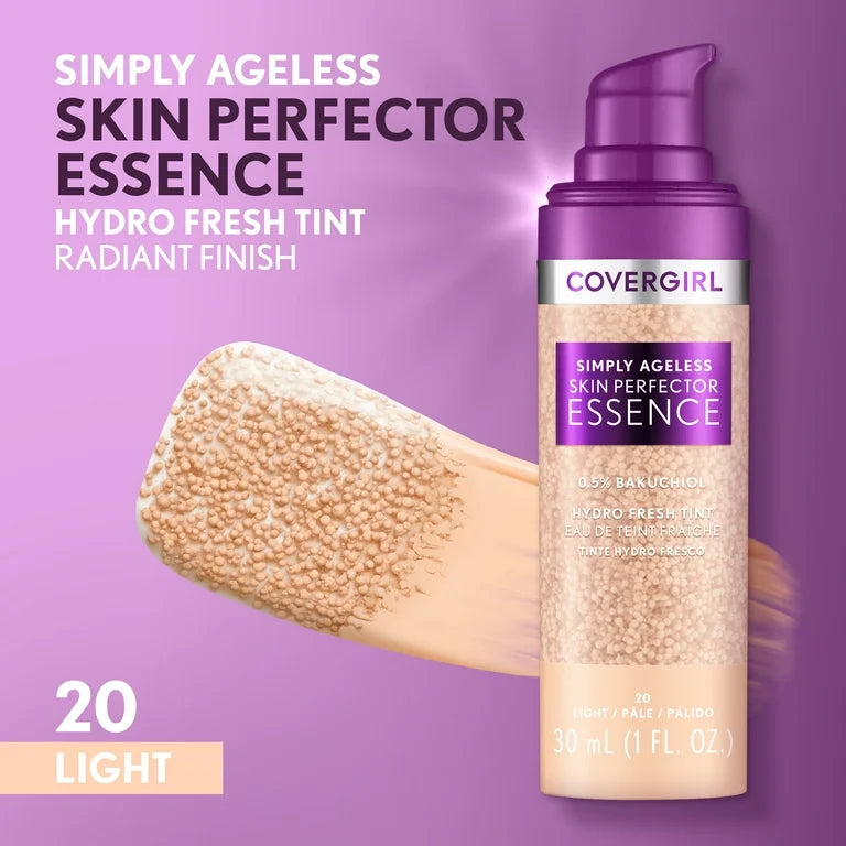 Cover Girl Simply Ageless Skin Perfector Essence Vegan Foundation