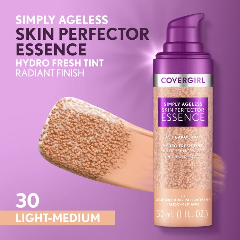 Cover Girl Simply Ageless Skin Perfector Essence Vegan Foundation