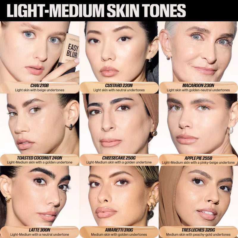 Huda Beauty Easy Blur Natural Airbrush Foundation with Niacinamide 230N Macaroon