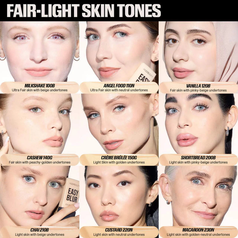 Huda Beauty Easy Blur Natural Airbrush Foundation with Niacinamide 210b Chai