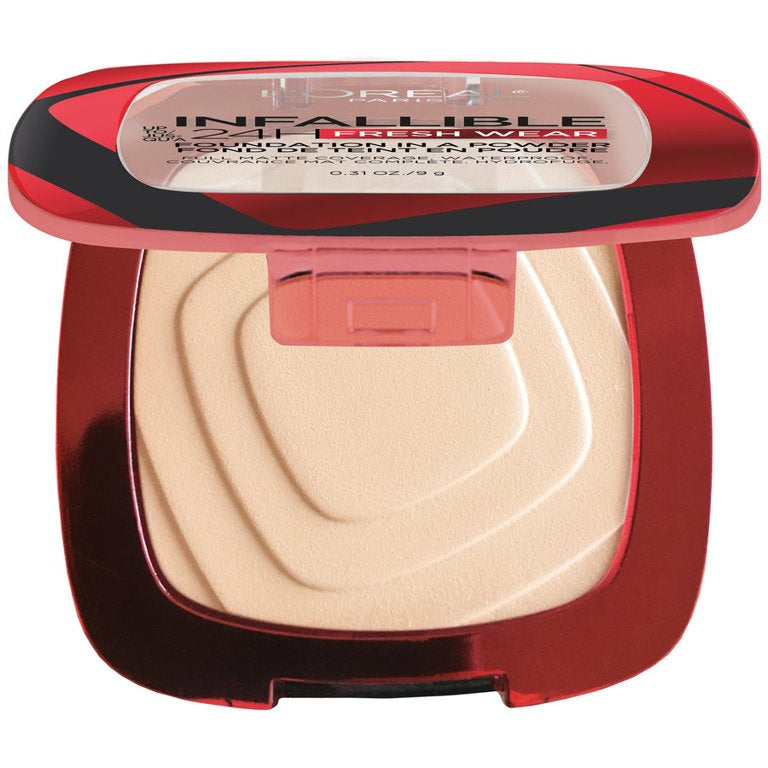 Loreal Paris Infallible Up to 24H Fresh Wear Foundation in a Powder 110 Porcelain  - 0.31oz