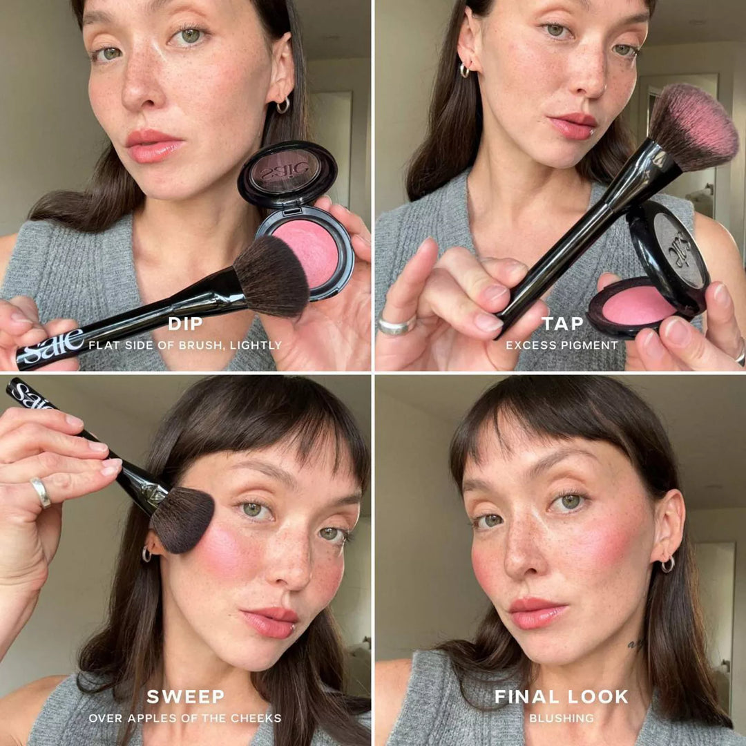 Saie SuperSuede Talc-Free Powder Blush Amore