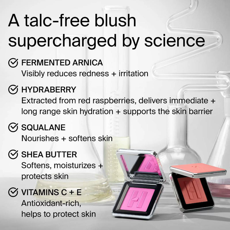 Haus Labs By Lady Gaga Color Fuse Talc-Free Blush Powder With Fermented Arnica Hibiscus Haze