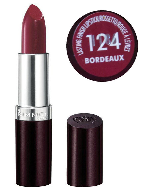 Rimmel London Lasting Finish Lipstick, Bordeaux 124