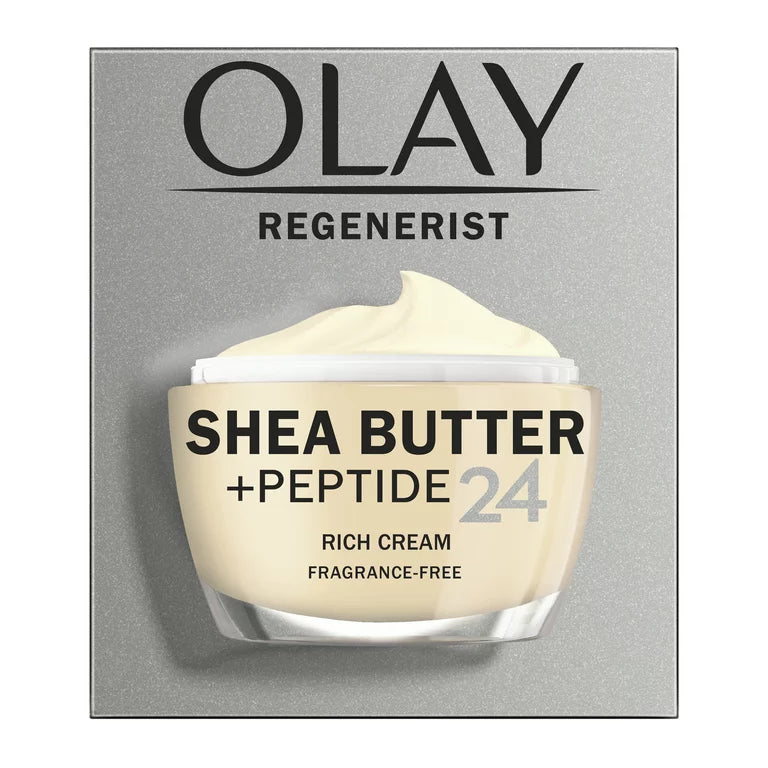 Olay Regenerist Moisturizer with Shea Butter, Fragrance-Free 48 Gram Made in Usa