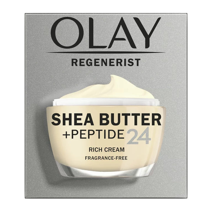 Olay Regenerist Moisturizer with Shea Butter, Fragrance-Free 48 Gram Made in Usa