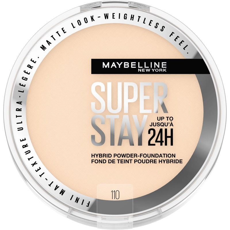 Maybelline Super Stay Matte 24HR Hybrid Pressed Powder Foundation 110