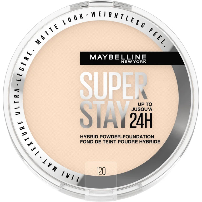 Maybelline Super Stay Matte 24HR Hybrid Pressed Powder Foundation 120