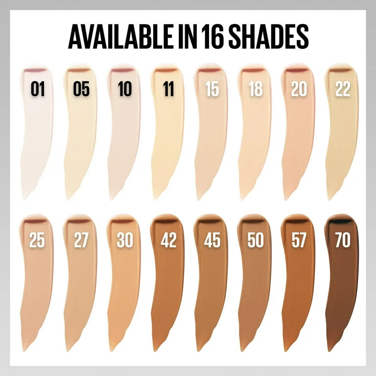 Maybelline New York Super Stay Active Wear Liquid Concealer, Up to 30hr Wear 50