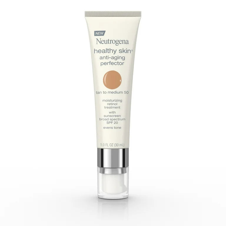 Neutrogena Healthy Skin Anti-Aging Moisturizer, Tan/Medium 50