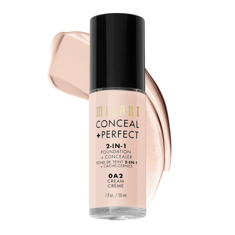 Milani Cosmetics Conceal Perfect 2-in-1 Foundation 0A2 Cream