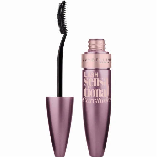 Maybelline New York Lash Sensational Curvitude Washable Mascara, 710 Blackest Black