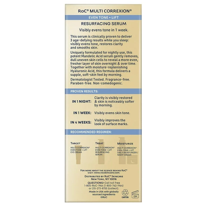 Roc Multi Correxion Even Tone + Lift Resurfacing Serum