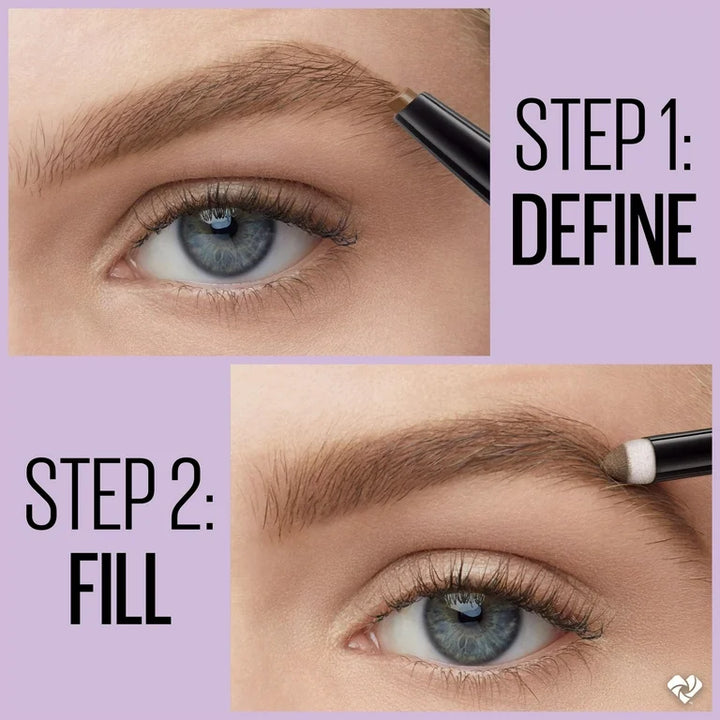 Maybelline New York Express Brow 2-In-1 Pencil And Powder 257 Medium Brown