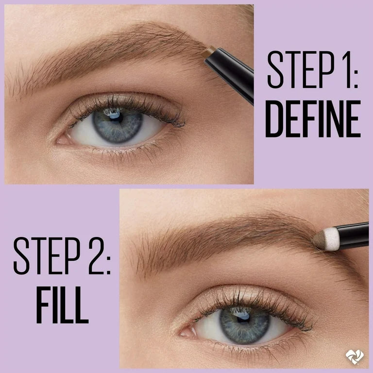 Maybelline New York Express Brow 2-In-1 Pencil And Powder 260 Deep Brown