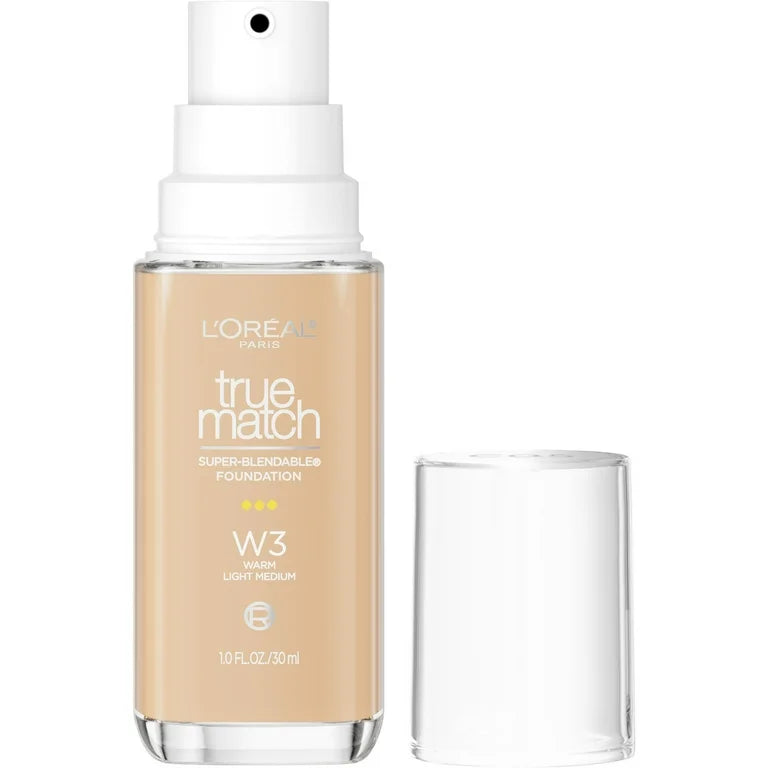 Loreal Paris True Match Super Blendable Foundation W3 Warm Light Medium