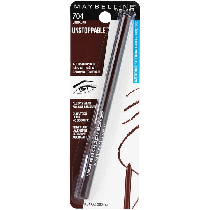 Maybelline New York Unstoppable Waterproof Mechanical Eyeliner 704 Unstoppable Cinnabar