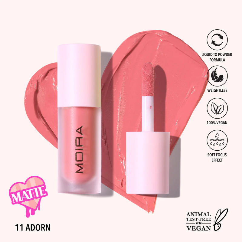 Moira Cosmetics Love Steady Liquid Blush (011, Adorn)