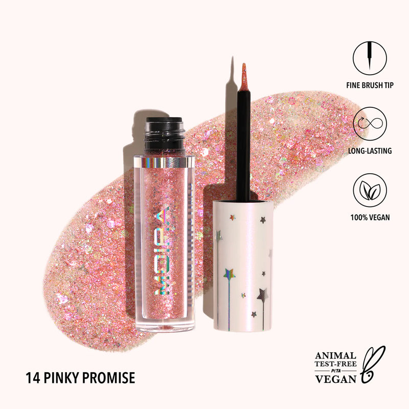 Moira Cosmetics Glitter Glitter Liner (014, Pinky Promise)