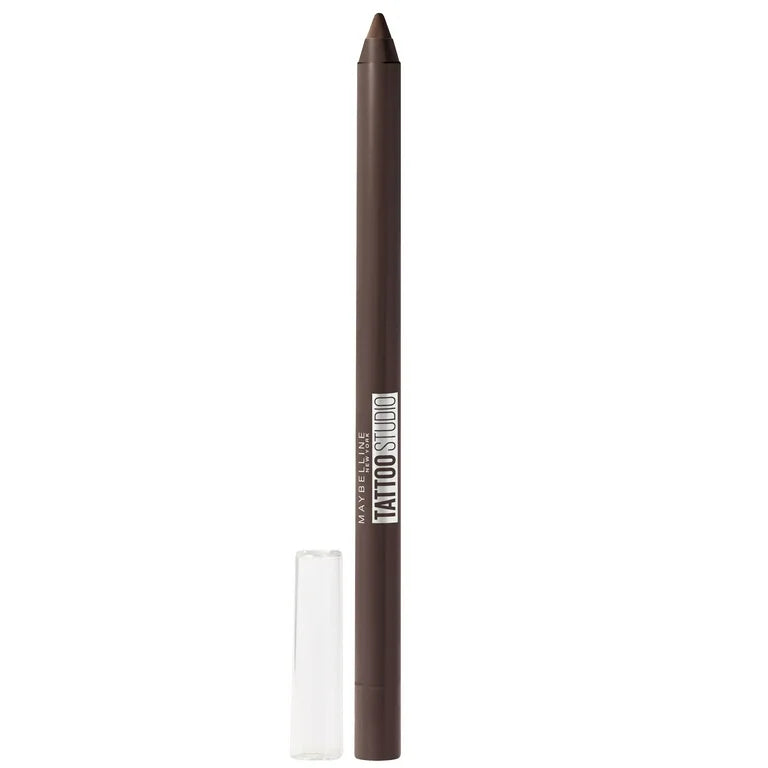 Maybelline TattooStudio Sharpenable Gel Pencil Longwear Eyeliner Makeup, 910 Bold Brown