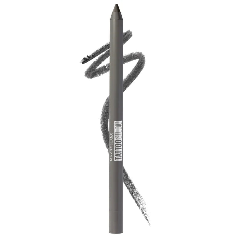Maybelline New York Tattoo Studio Waterproof Eyeliner Pencil Makeup, 901 Intense Charcoal