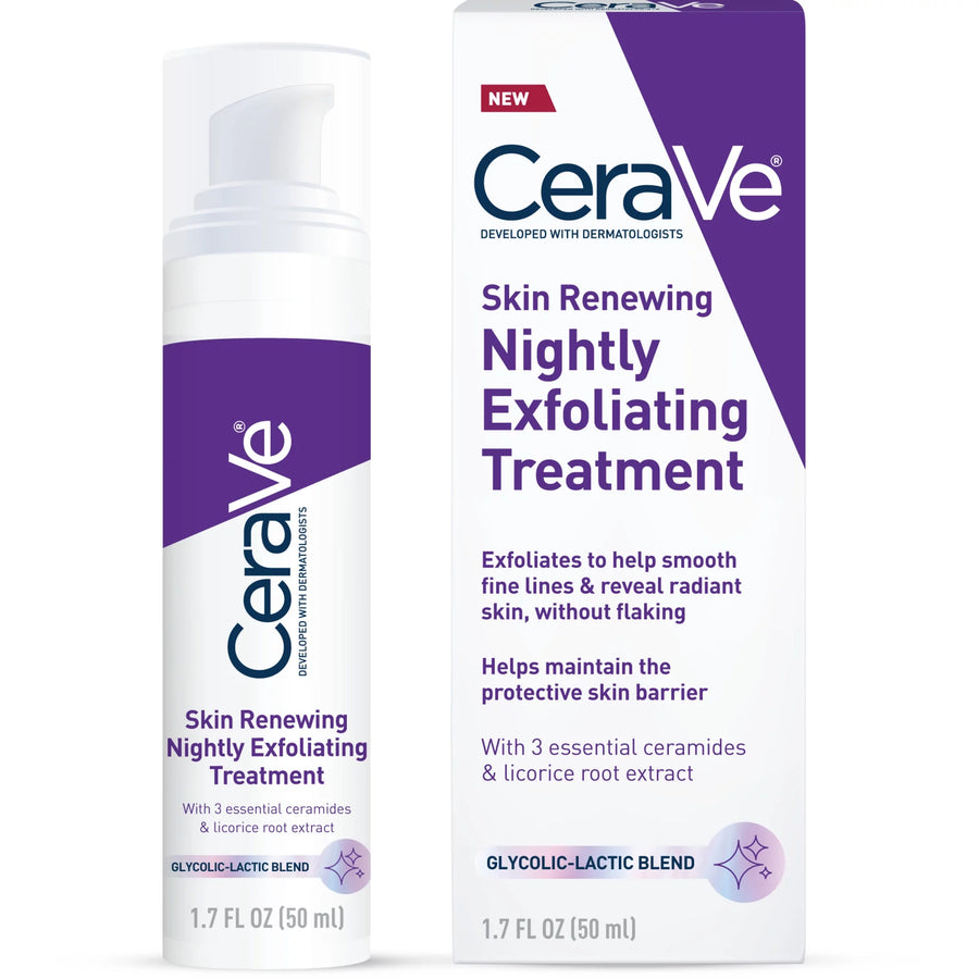 Cerave Skin Renewing Nightly Exfoliating Treatment for All Skin Types