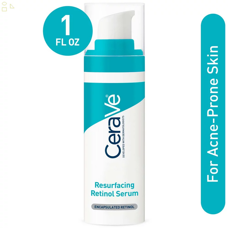 Cerave Resurfacing Retinol Facial Serum for Acne Prone Skin
