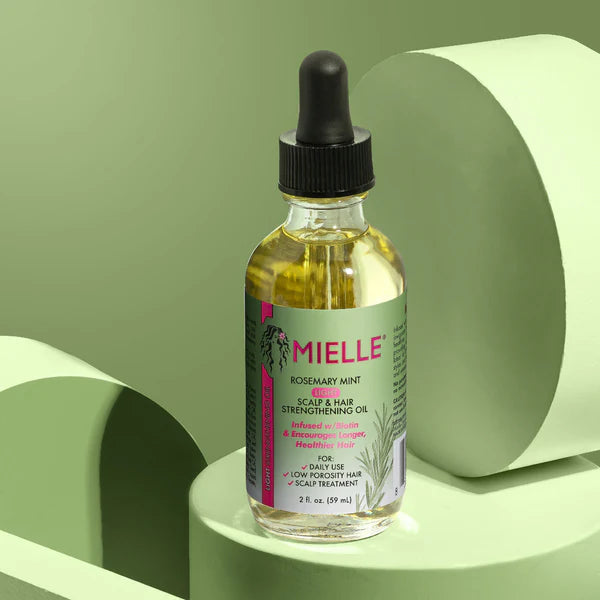 Mielle Rosemary Mint Light Scalp & Hair Oil | Biotin Strengthening