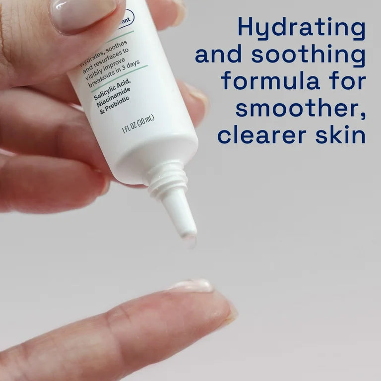 Cetaphil Gentle Clear Triple-Action Acne Treatment Serum for Sensitive Skin, 1 oz
