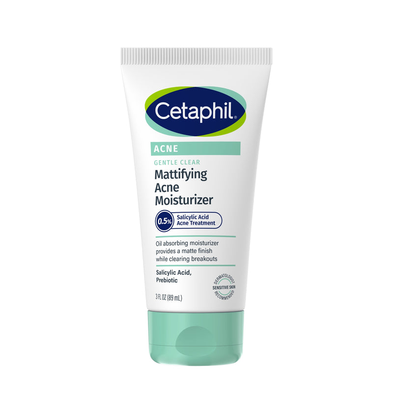 Cetaphil Gentle Clear Mattifying Acne Moisturizer, 3.0 fl oz