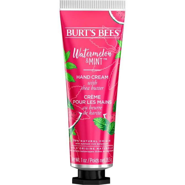 Burts Bees Hand Cream with Shea Butter Watermelon and Mint Hand Cream 28.3g