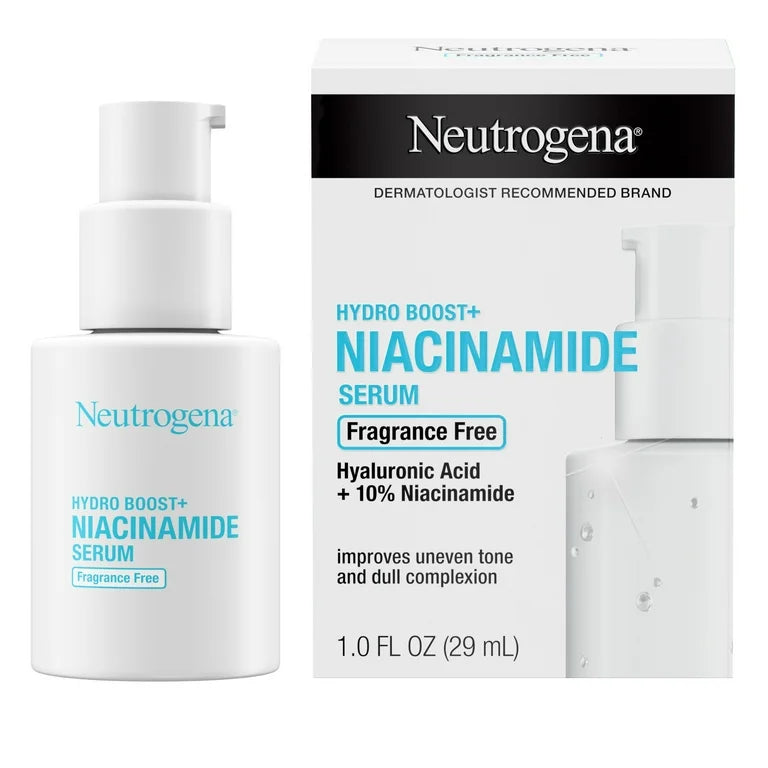 Neutrogena Hydro Boost+ Niacinamide Face Serum - Fragrance Free