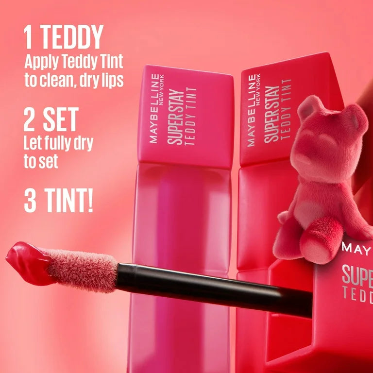 Maybelline Super Stay Teddy Tint Liquid Lip Tint 30 Coquettish