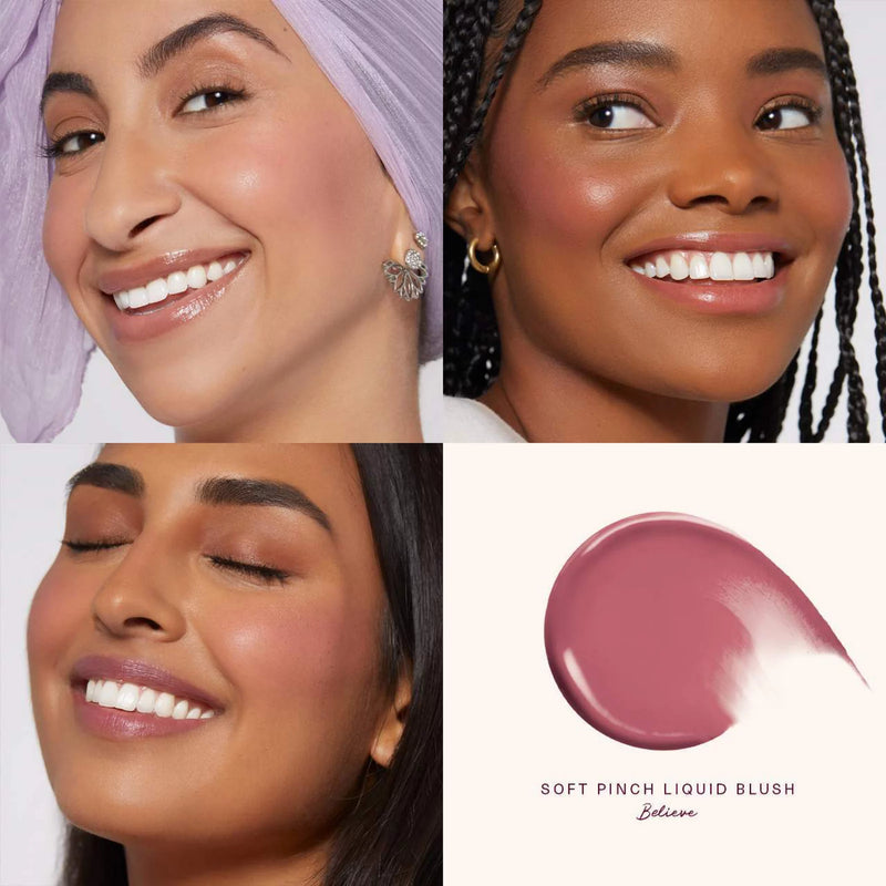 Rare Beauty by Selena Gomez Soft Pinch Dewy Liquid Blush Believe