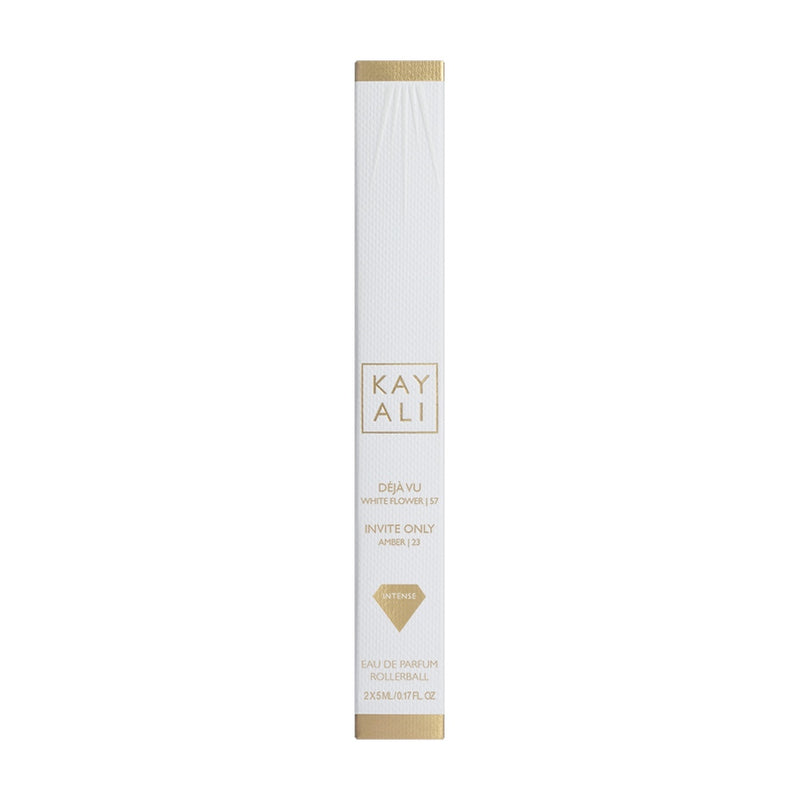 KAYALI Deja Vu White Flower 57 & Invite Only Amber 23 Eau De Parfum Roller Ball 2x5 ml