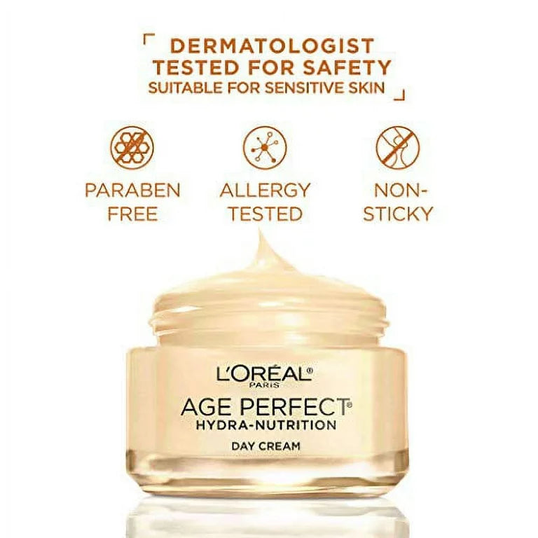 LOreal Paris  Age Perfect Hydra-Nutrition Anti-Aging Day Cream with Manuka Honey Extract