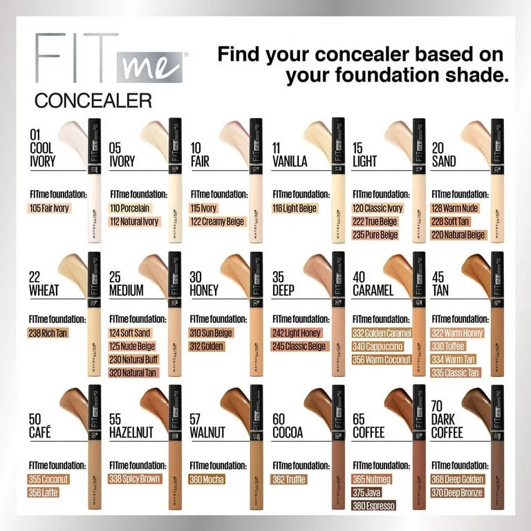 Maybelline Fit Me Concealer 22 Wheat