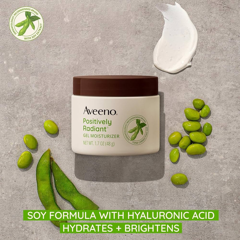 Aveeno Positively Radiant Gel Moisturizer 48g