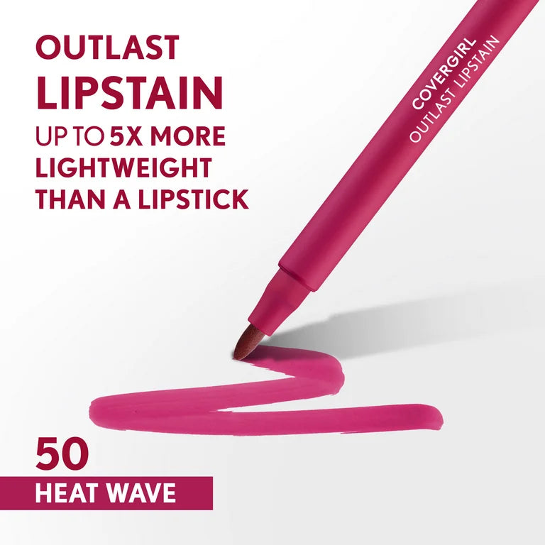 Cover Girl Outlast Lipstain 50 Heat Wave